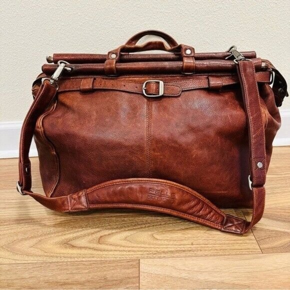 Wilsons Leather Other - Vintage Cognac Large Wilson's Leather Pelle Studio DuffleOvernight Bag
